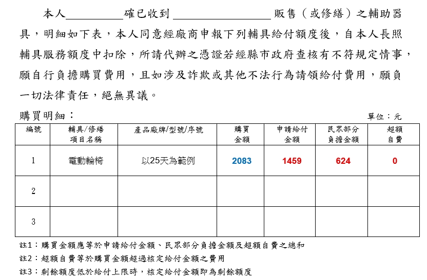給付證明